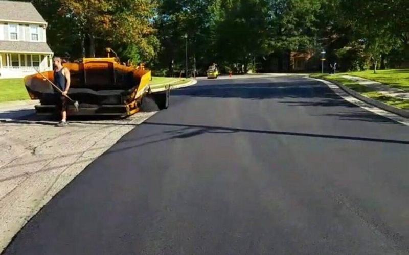 Asphalt paving in Ashburn, Virginia