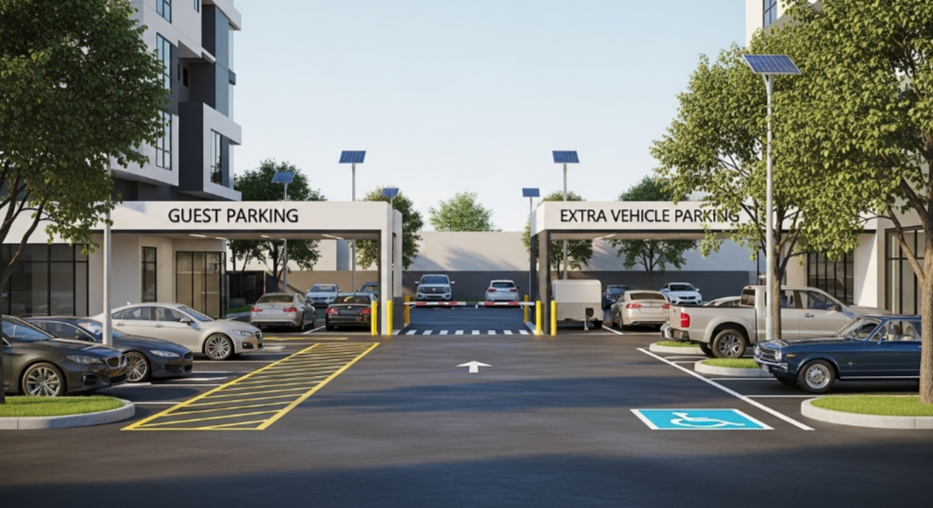 Feature #4: Better Parking Space for Guests and Extra Vehicles