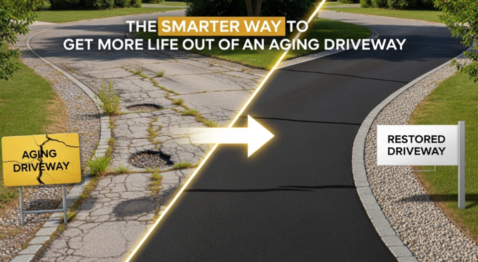 The Smarter Way to Get More Life Out of an Aging Driveway