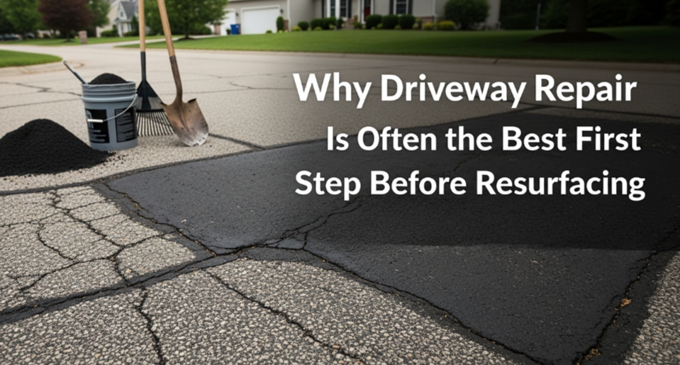 Why Driveway Repair Is Often the Best First Step Before Resurfacing