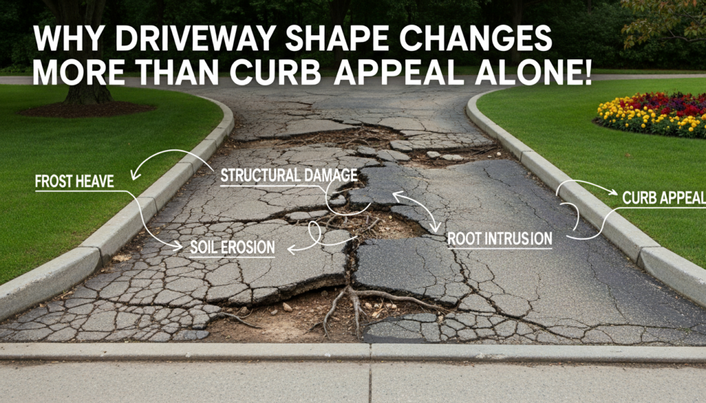 Why Driveway Shape Changes More Than Curb Appeal Alone!