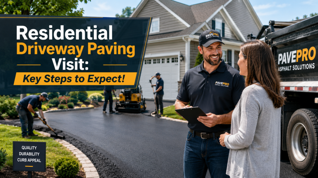 Residential Driveway Paving Visit: Key Steps to Expect!