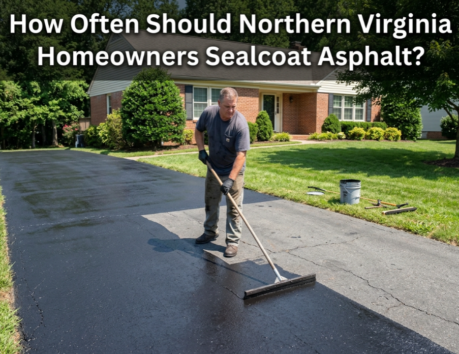 How Often Should Northern Virginia Homeowners Sealcoat Asphalt