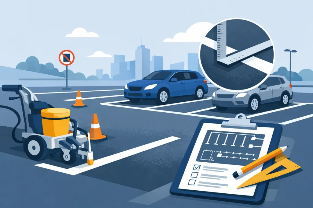 Parking Lot Line Striping Requirements