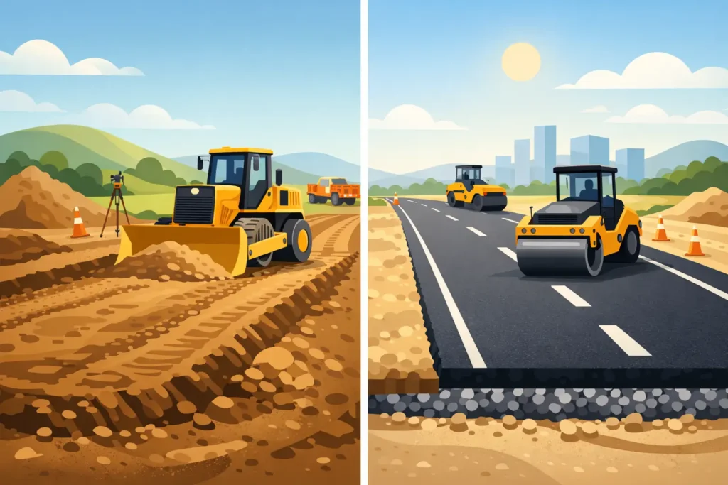 Why Grading Before Asphalt Paving Matters