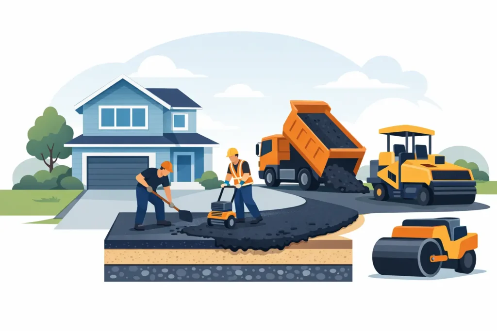 Residential Driveway Paving Process Explained