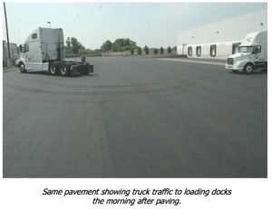 Layer 2Tire Scuffing and Indentations - A-Pak Paving - Northern Virginia